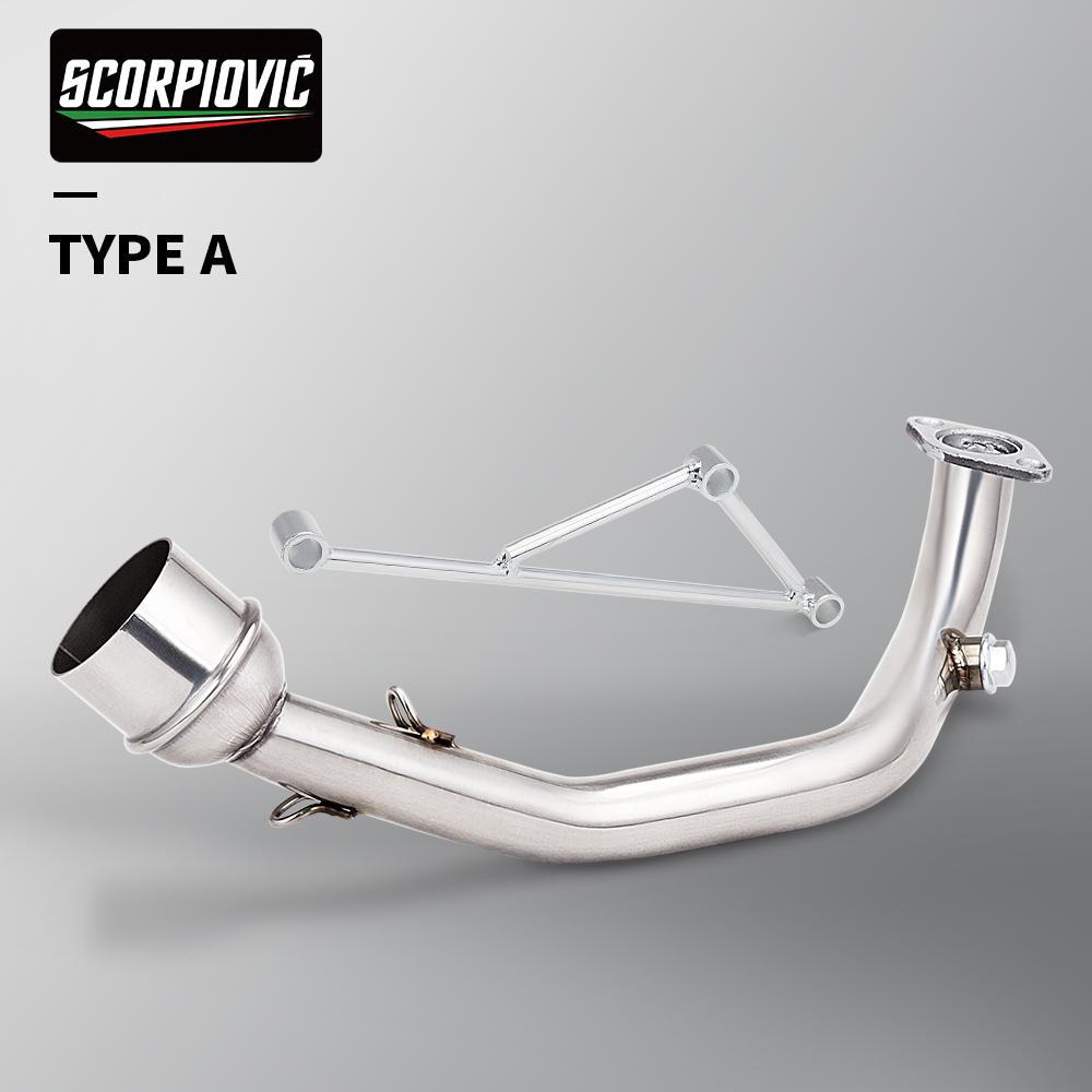 High Performance GY6 Motorcycle Modified Contact Tube GY6 125 150cc Scooter Motorcycle Exhaust Muffler System