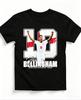 Vintage Jude Bellingham Bootleg T-shirt Speler Portret Grafisch Oversized Katoen Streetwear Voetbal Tee