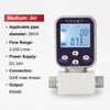 MEMS Thermal Gas Flow Meter G3/8 Male DN10 Mass Flow Sensor for Air Oxygen Nitrogen Argon Methane RS485 Output