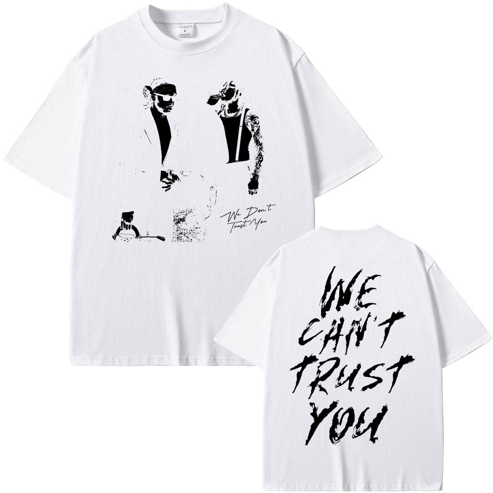 Rapper Future & Metro Boomin 2024 Nové hiphopové album We Don't Trust You Grafické tričko Pánské Dámské Ležérní O-výstřih Nadměrná trička