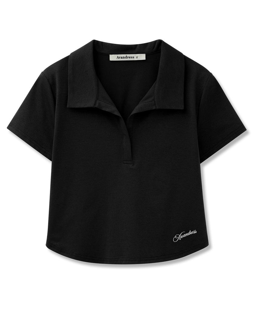 AVANDRESS Dion Sorona Open Collar Tee_3 Colors