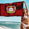 B-Bayer L-Leverkusen Mikrovlákno Tištěný Plážový Ručník Horská Turistika Jóga Pláž Koupání Běh Absorpční Měkký Ručník