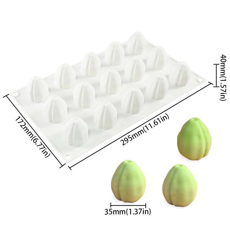 Mango Silicone Cake Mold for Fruit Mousse Homemade Dessert Pastry Bakeware  for Birthday Party
