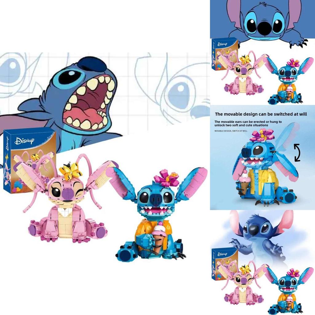 Disney Stitch 3d Block Puzzle With Diy Assembly For Children And Gift Use