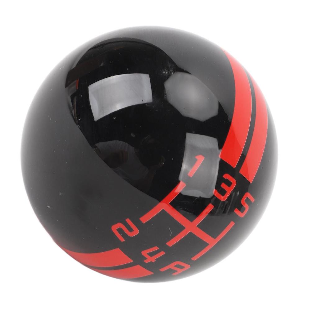 5 Speed Shift Knob Round Ball Manual Shift Knob with 3 Adapters for Mustang 1967‑2018