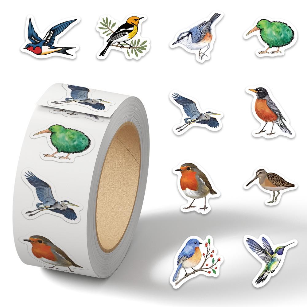 Cartoon Festival Gift Stickers - 500/Roll for Journals and Sealing