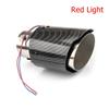 Universal Auto Modifizierte Auspuffspitze Rohr LED Rot/Blau Licht Auslass Auspuffrohr Schwanz Throat Schalldämpfer Turbo