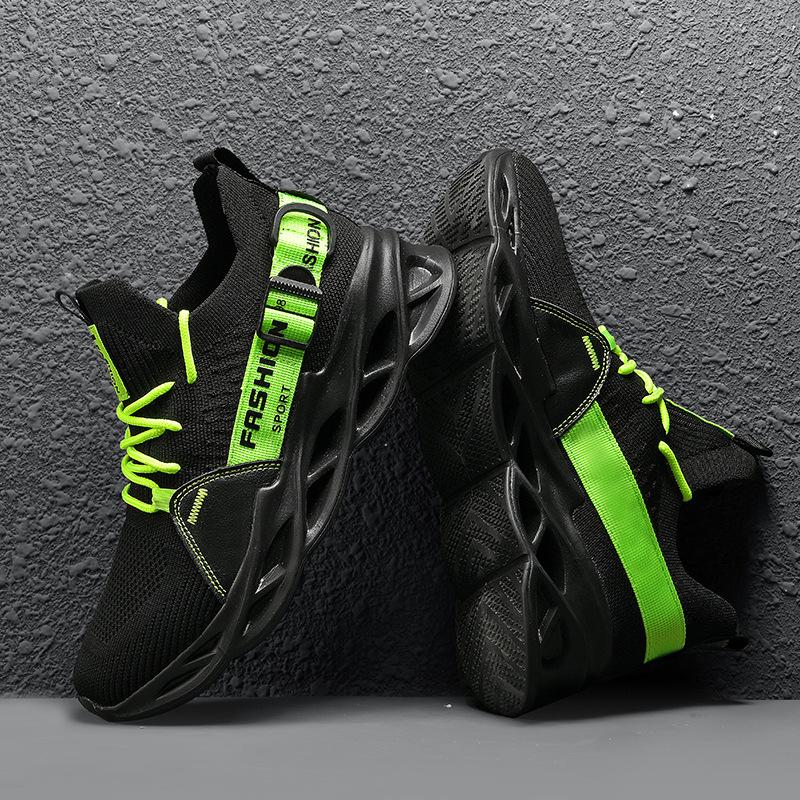 Summer new Korean version fashion trend casual sports shoes blade shoes large size outer wear running shoes men's trendy shoes