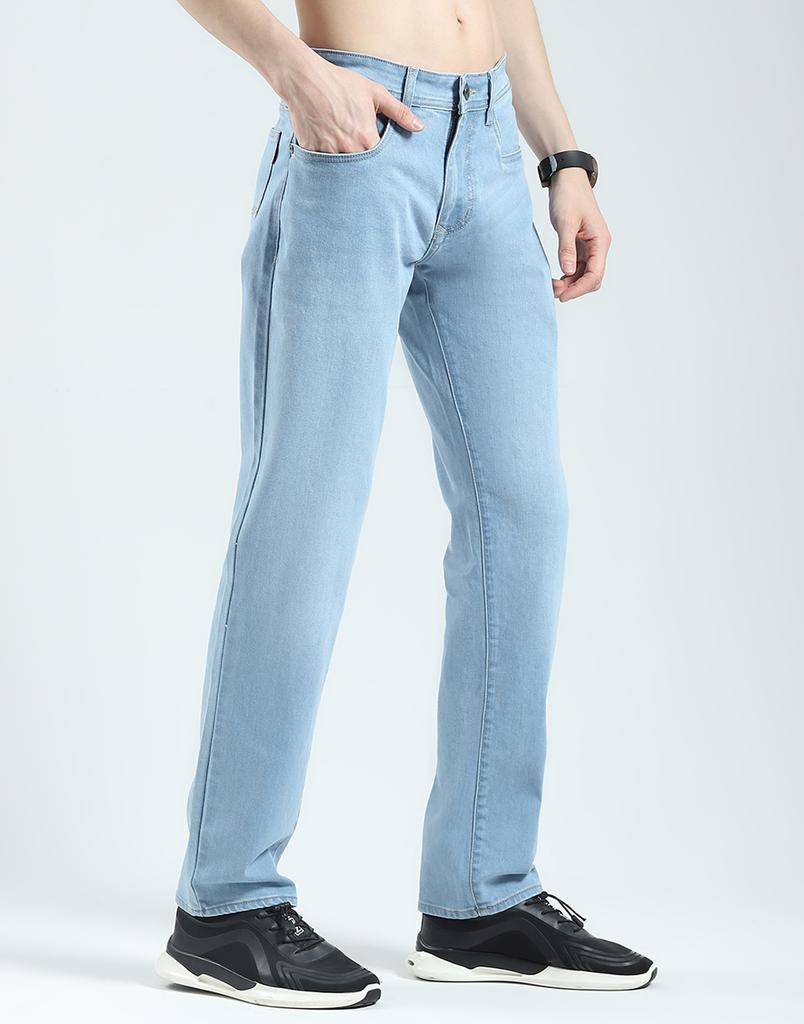 MONTE CARLO Men's Regular Fit Mid Rise Jeans