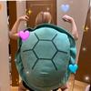 80/100CM Lustiges großes Schildkrötenpanzer-Stofftier für Erwachsene zum Tragen, Schlafsack, gefülltes weiches Kissen, kreative Geschenke für Freunde