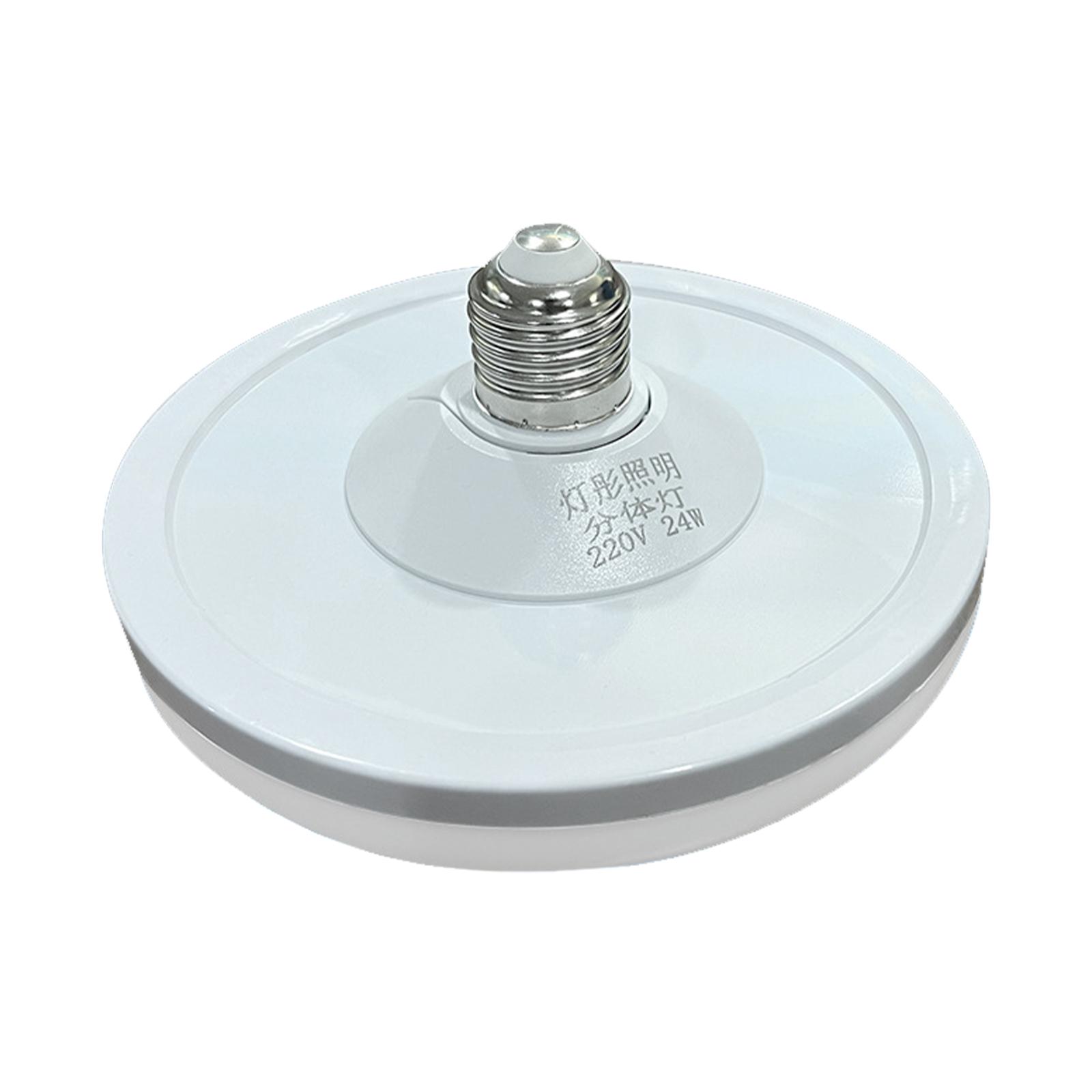 Testa Luce LED a Disco Volante Sala Super Luminosa Casa Driver Lampadina a Risparmio Energetico Alta Potenza 24W