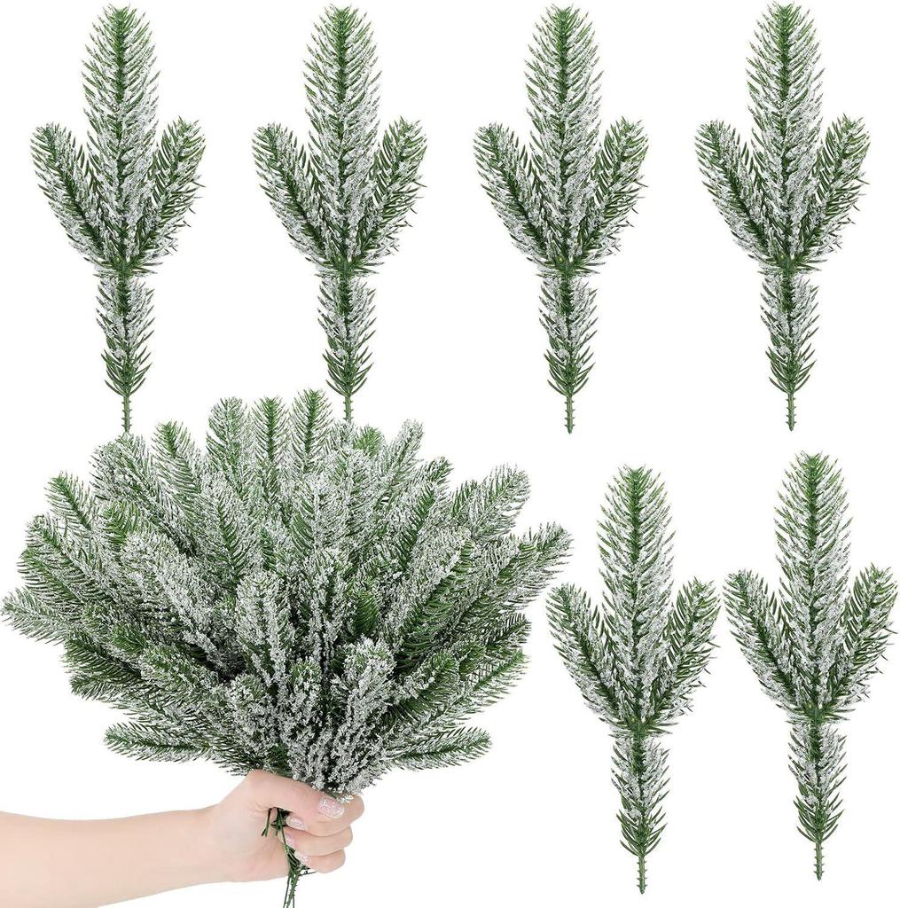 Artificial Pine Needle Green Plants for Christmas Tree and Indoor Flower Arrangements