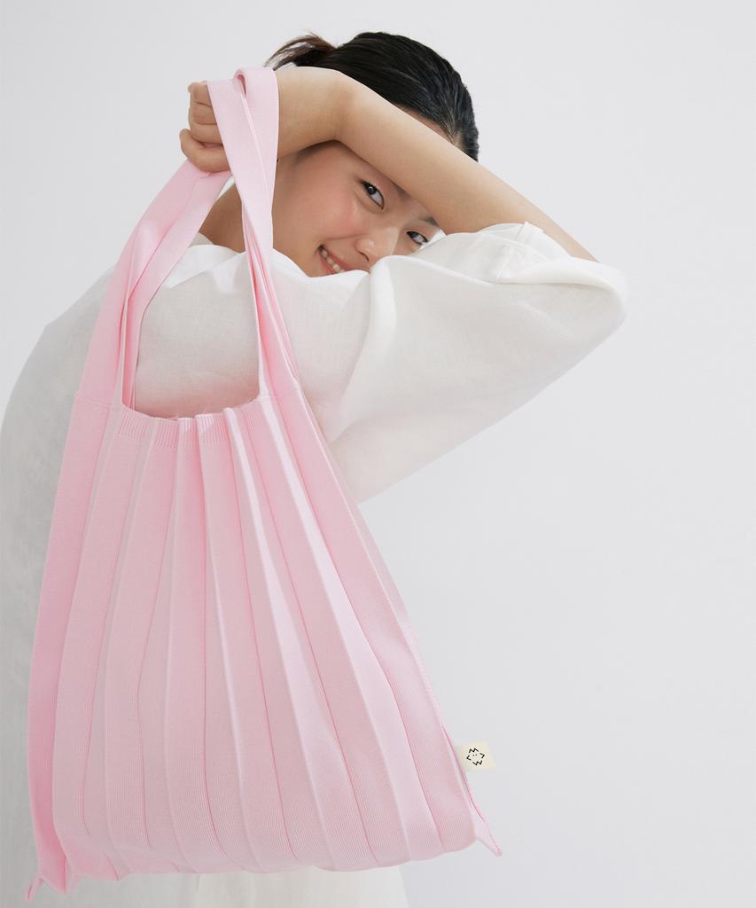 Pleatsmama Pink Shoulder Bag