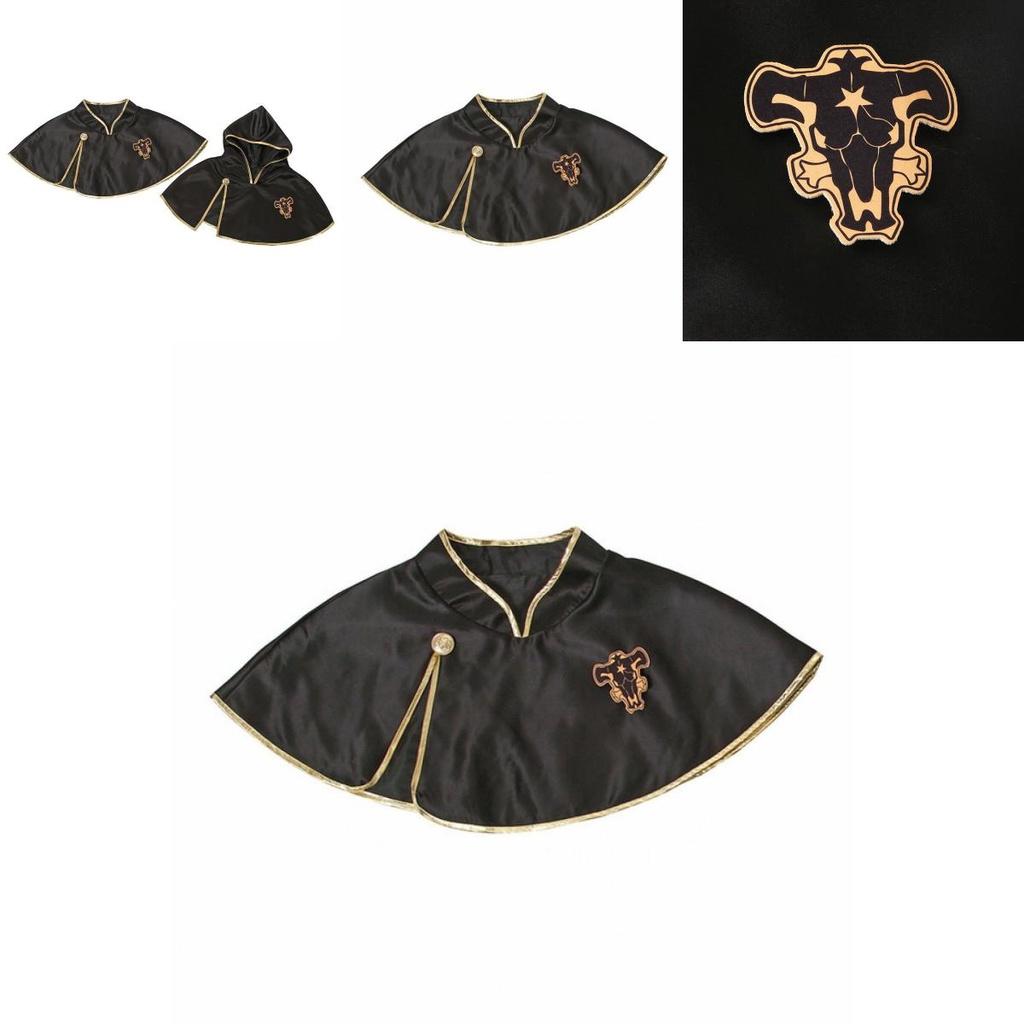 Costume Cosplay di Asta di Black Clover Con Mantello Corto Resistente Per Attività ed Eventi A Tema