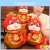 Luxurious 2025 New Year Snake Plush Doll Charming Zodiac Snake For Good Fortune Gifts