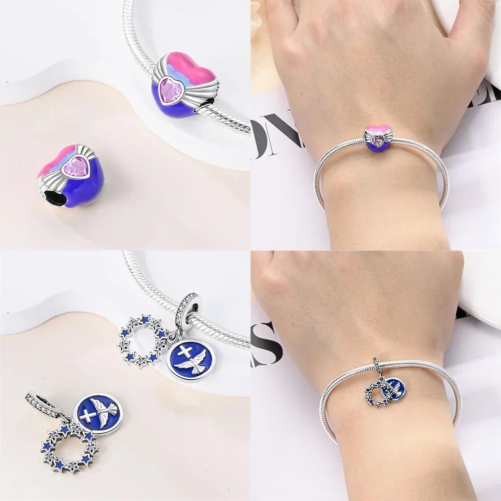 Copper Religious Belief Series Statue Of Liberty Charm Fit Original Bracelet Diy Beads For Women Jewelry Gift