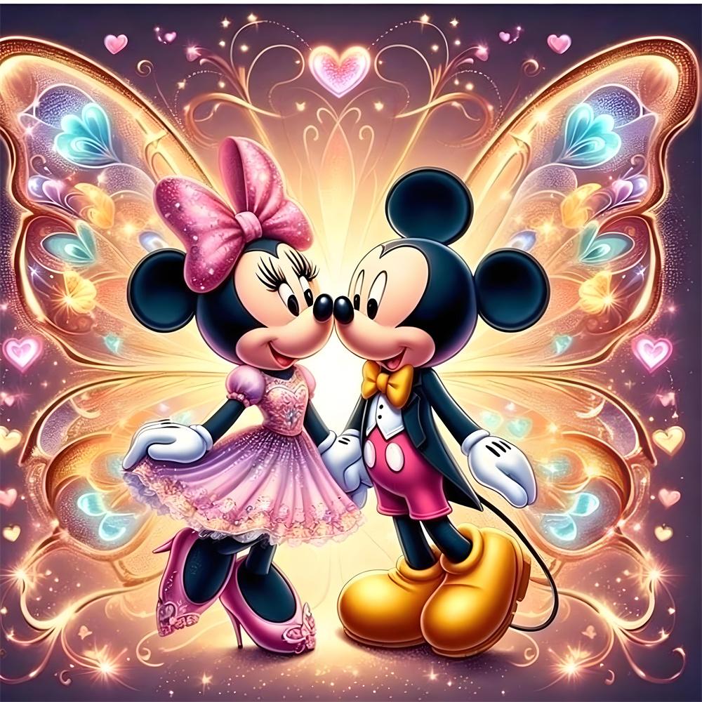 Disney ציור יהלומים 5D מיקי מיני ערכת פסיפס תפר צלב קישוט לבית מדבקת קיר מתנה בעבודת יד DIY