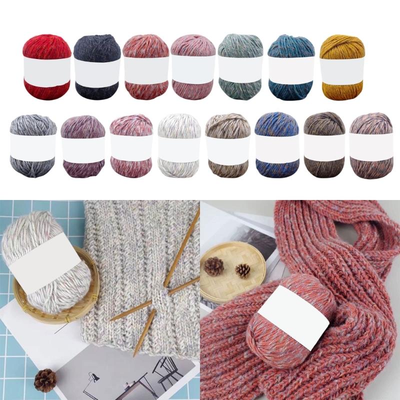 Skein Wool Yarn Bundle for Crafting Accessories and Children Blankets for DIY Sweaters and Hats Great Gift