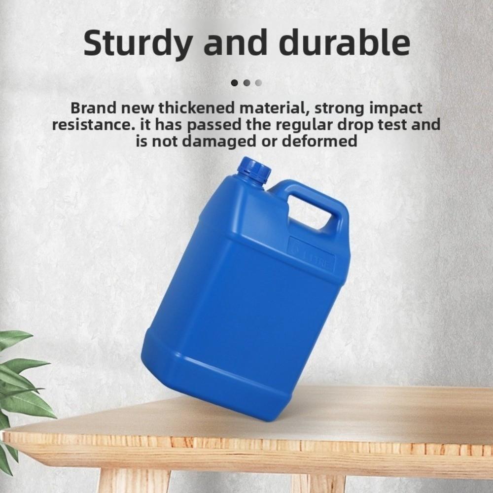 1/2/3/4/5/6/10L Plastic Airtight Bottle Food Grade Oil Jerrican Multipurpose HDPE Bucket  Yogurt