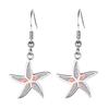 Earrings Platinum Opal Starfish Earrings Women's Personality Fashion Accessories