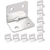 Fixing Brackets Angle 90 Degree Right Angle Corner Bracket, L Shaped Furniture Fixing Corner Brace Joint Corner Connector10pcs