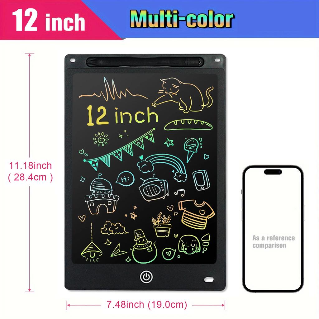 12 Inch Tablets Electronic Handwriting Pad Writing Board Drawing Tablet LCD Screen Writing Tablet Digital Graphic Toys for Child
