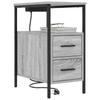 Nightstand Set (2 pcs) Grey Sonoma 30 x 48 x 61 cm Particleboard