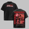 Maglietta Invincible vs Conquest Lavaggio Acido T-shirt Mark Grayson Regalo per Fan di Fumetti Top da Uomo