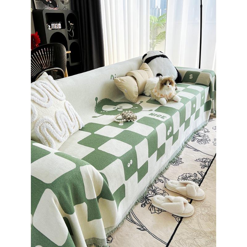 

Чехол для дивана Полотенце Four Seasons Универсальный антицарапающий чехол для дивана Ткань Чехол для дивана Полностью покрытый нескользящий чехол для дивана Пылезащитный 180*130cm