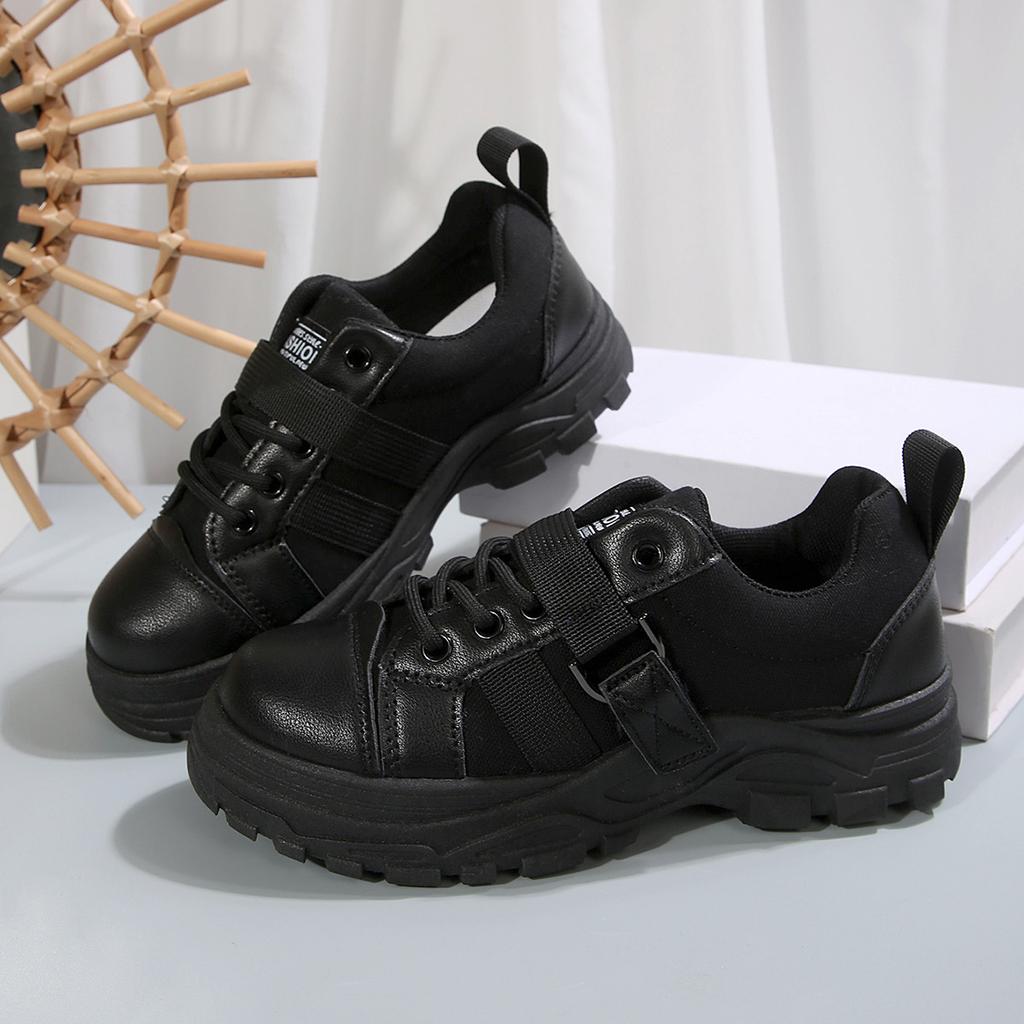 Fashion 2025 New Thick Bottom Casual Sneakers for Women Spring Autumn Chunky Heeled Female Shoes Lace Up Sport Tennis Vulcanize Shoes