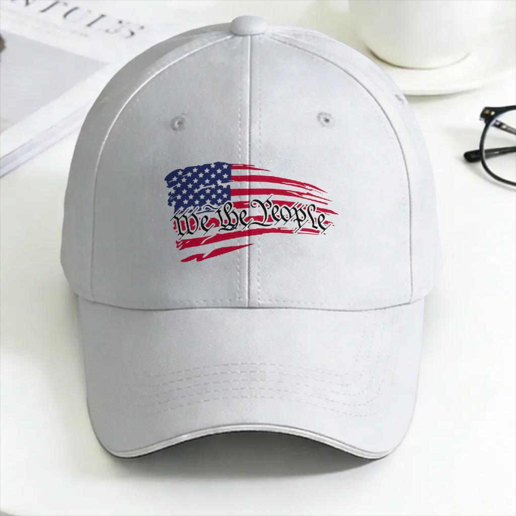 We The People Th USA University Baseball Cap Outdoor Gym Hot Sale Trucker Hat Unisex Adult Casual Design Baseball Caps