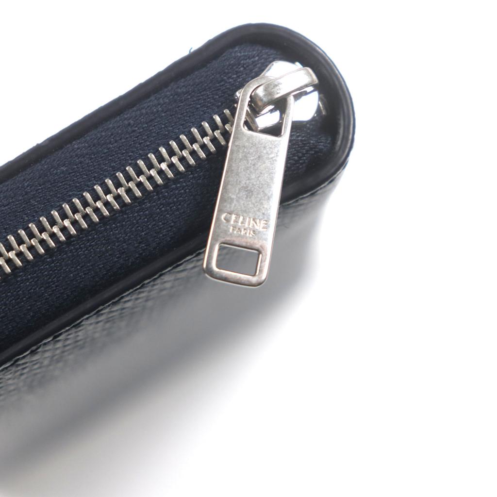 CELINE Purse Dark navy Grained calfskin Leather mens 10B553BEL Used