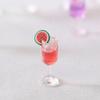 Glass Cup 1:12 Dollhouse Simulation Cocktail Creative Fruit Juice Beverage  Girls