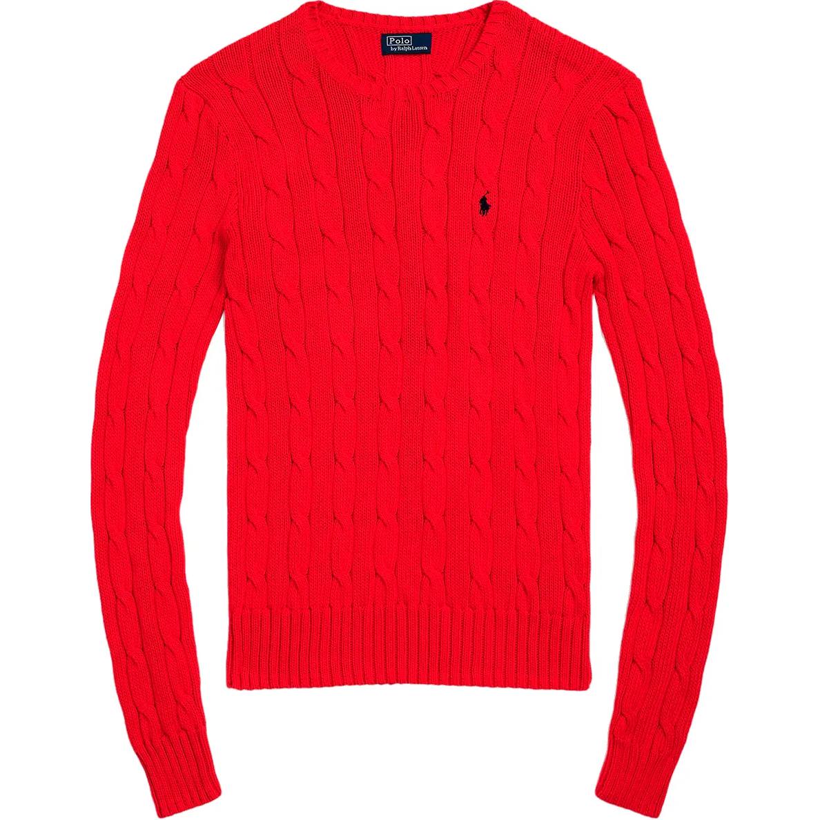 

Polo Ralph Lauren Свитер женский с длинным рукавом и круглым вырезом, с вышитым логотипом 211891640-026 XS