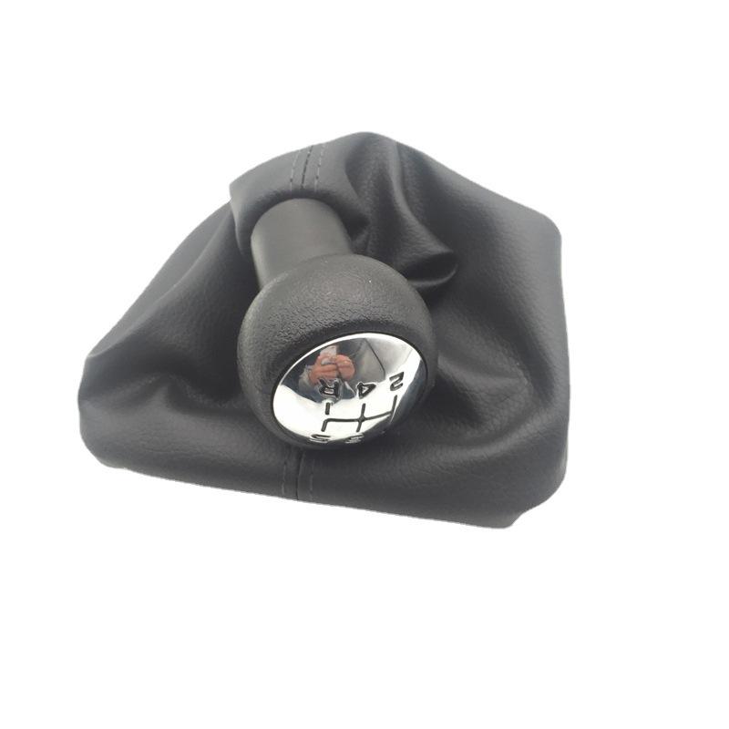 Alavanca de câmbio em liga de alumínio durável para Peugeot 307 manual/automático - preta