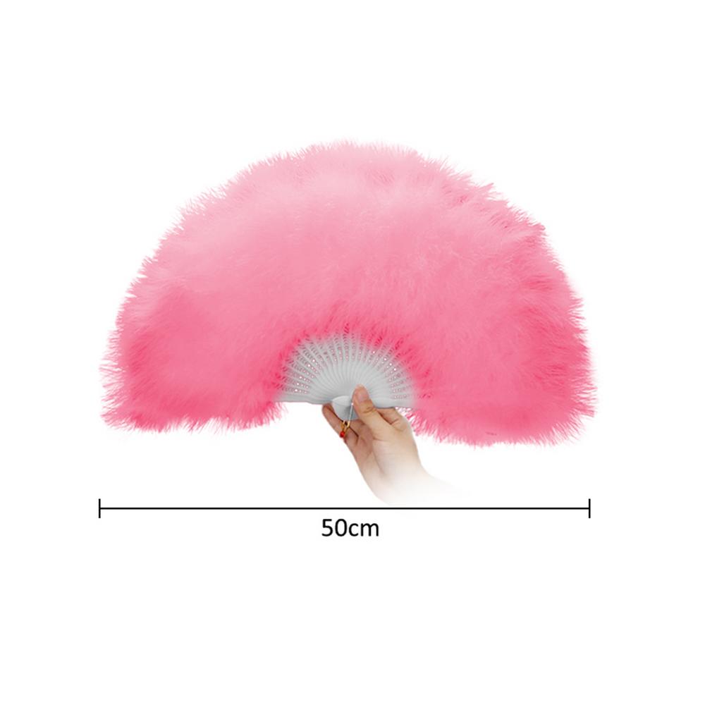 Hand Fans Folding Fan Hand Portable Favor Gift Party Fans Wedding Feather Fan Performance Dj Bar Club Room Party Decoration