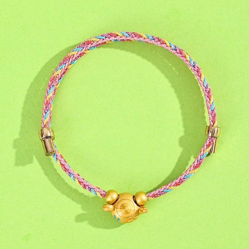 Dragon Boat Festival Tassel Pendant: Five-Color Pink Zongzi String with Gourd for Peace and Health