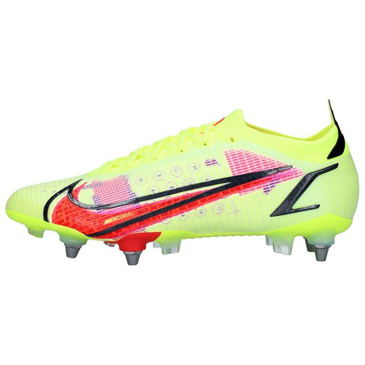Nike Mercurial Vapor 14 Elite SG Pro Motivation Pack Men Sneakers Yellow Volt Bright-Crimson DD3687-761
