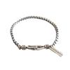 Personalized Retro Box Chain Bracelet - Elegant Silver, Versatile Japanese-Korean Inspired Couple's Jewelry for Women