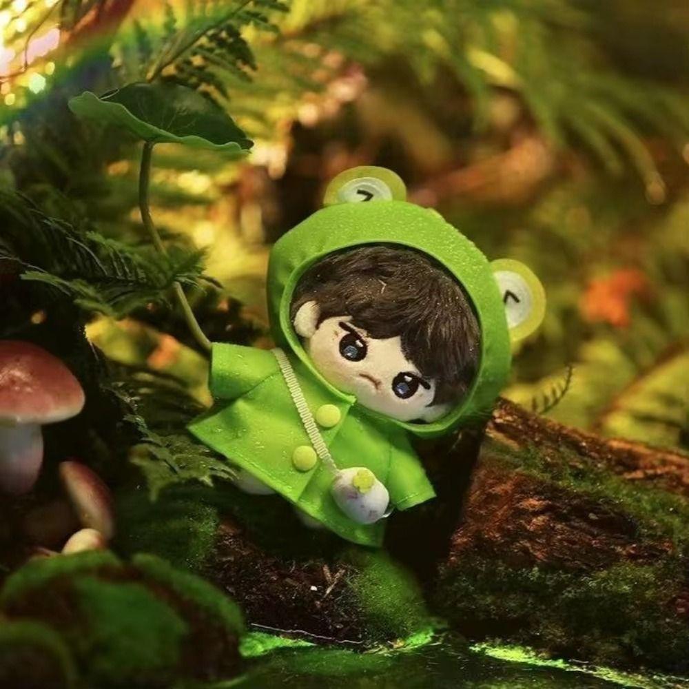 

Outdoor Raincoat 10cm Cotton Doll Clothes Dress Up Star Doll Clothes 10cm Cotton Doll Style 1