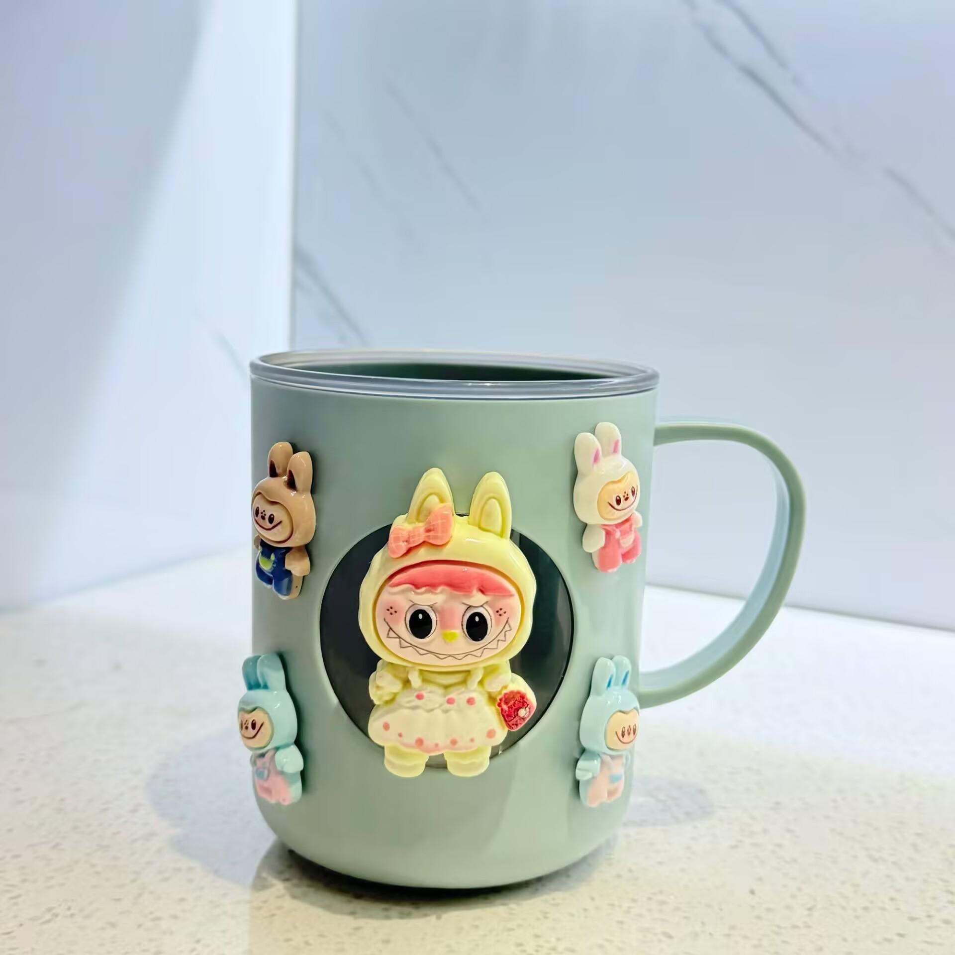 

Чашка для полоскания рта Мультяшная чашка для чистки зубов Бытовая милая чашка для зубной щетки Мальчик Девочка Детская чашка для полоскания зубов