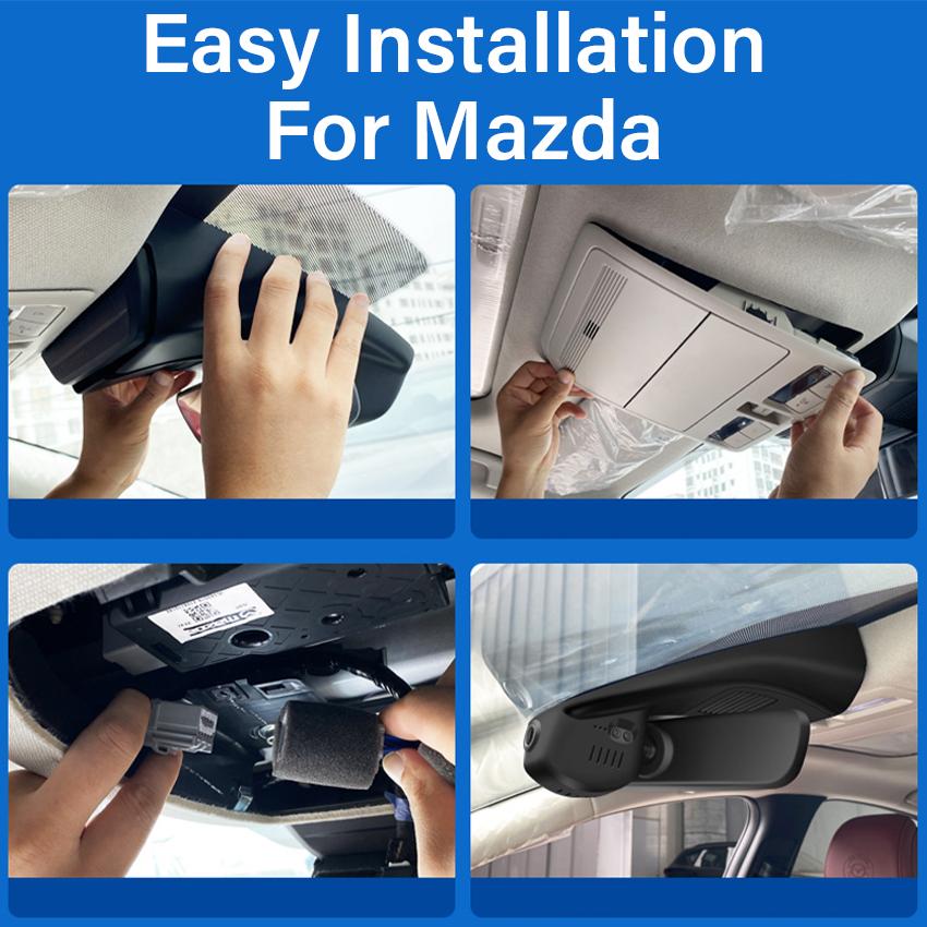 New!Easy Installation Car DVR Wifi Dash Cam Video Recorder Camera For Mazda 3 Axela 2020 2021 2025 DashCam Night Vision HD 1080P
