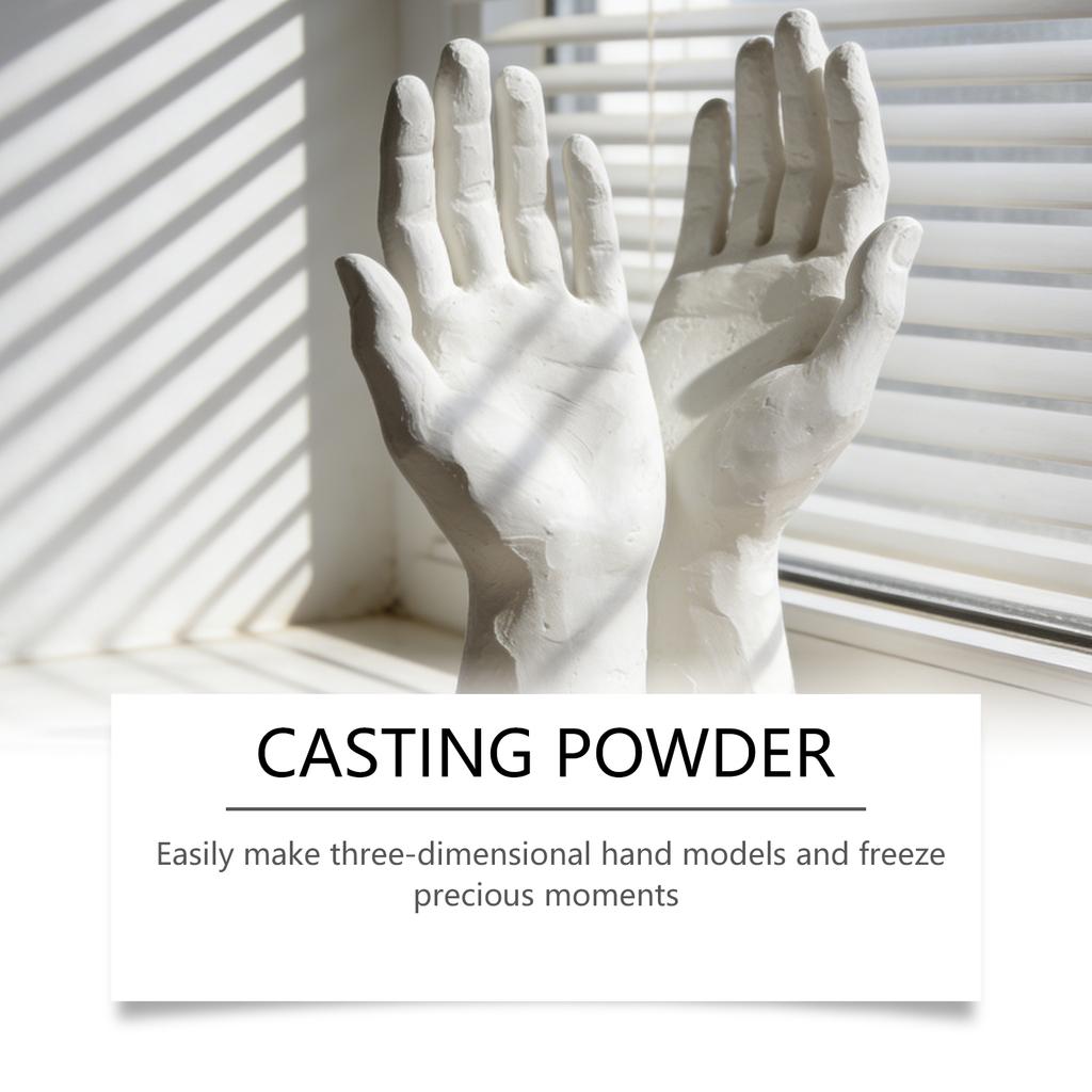 DIY Hand Film Powder Set, DIY Resin Mold, Hand Mold, Vase, Pottery, Multi,purpose Gypsum.