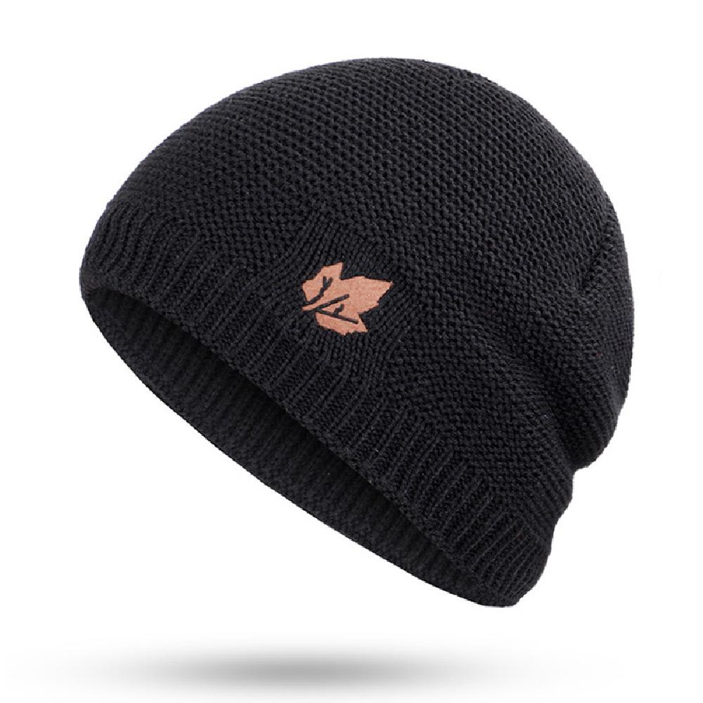 New winter knit hats men's and women's outdoor warm thickening plus velvet loose  caps Skullies brand winter ski male bone