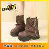 Versatile thick-soled boots, long boots, women's thin knight boots, new