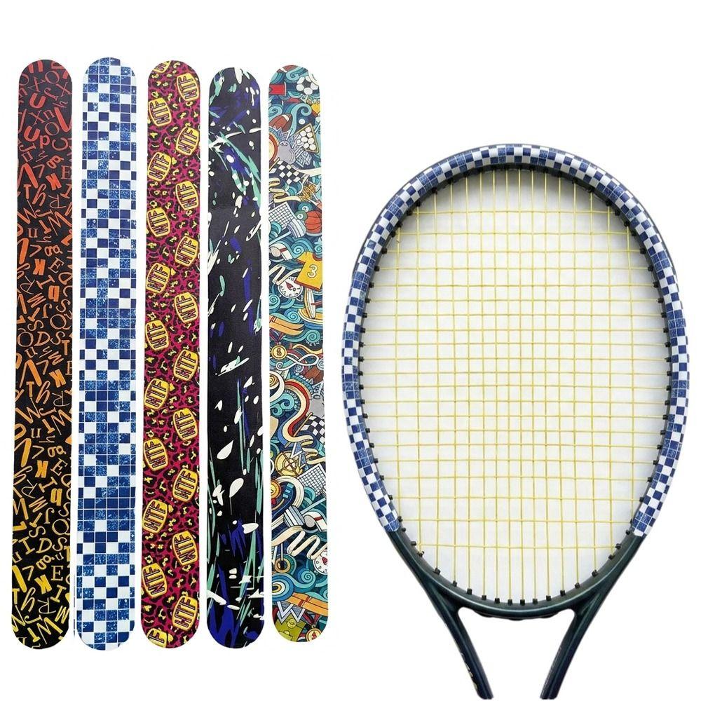 High Elastic Tennis Racket Edge Sticker Tennis Racket Frame Protective Tape Tennis Court