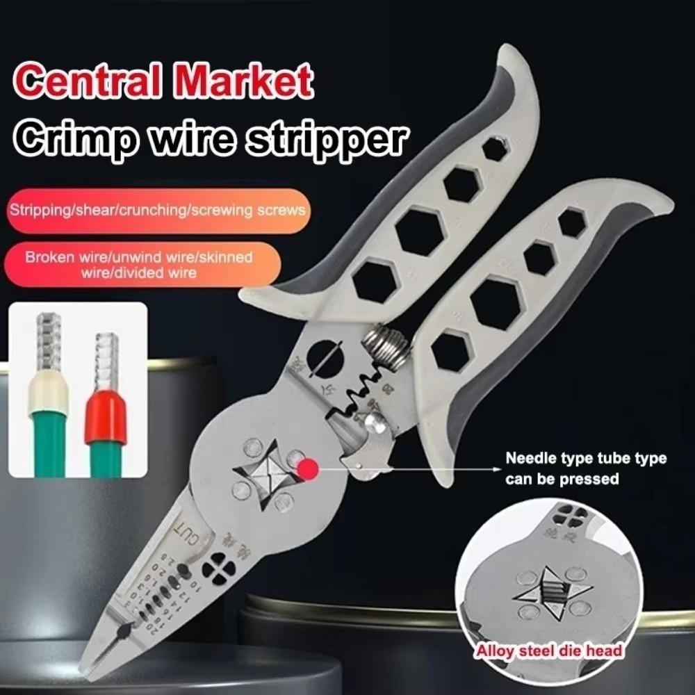 Multifunctional Wire Stripper Separator Feature Crimping Pliers Cable Cutter  Electrical Work