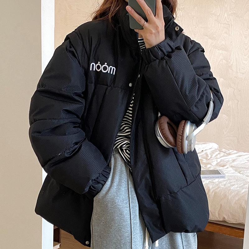 

Новая зимняя мужская стеганая куртка с хлопковой подкладкой в корейском стиле, пуховик с хлопковой подкладкой, куртка для маленькой пары, американская стеганая куртка. XXL