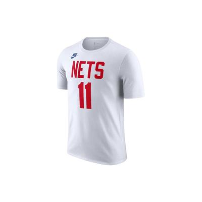 Nike NBA Brooklyn Nets Kyrie Irving S/S T-shirt White/Red Men Streetwear DV6859-105