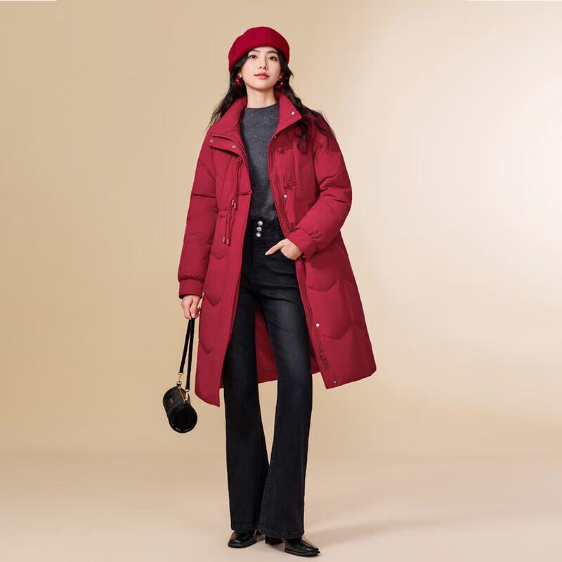 IEF Women's Winter Sweet Style Long Down Coat